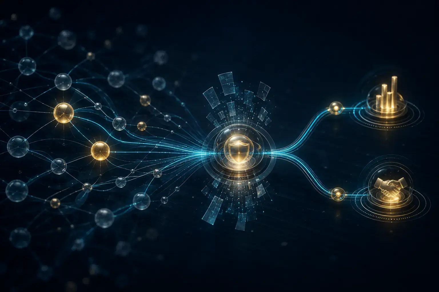 AegisIQ relationship intelligence network connecting evidence, trust, and commercial outcomes